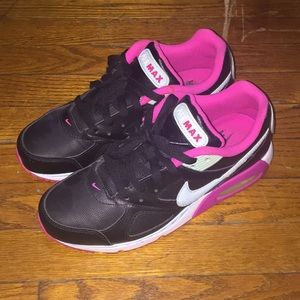 NIKE AIRMAX | hot pink, teal, and black sneaker